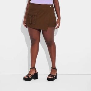 Brown skirt/shorts from a target brand